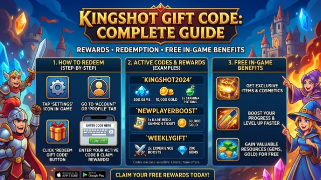 Kingshot Gift Code Complete Guide to Rewards, Redemption, and Free In-Game Benefits